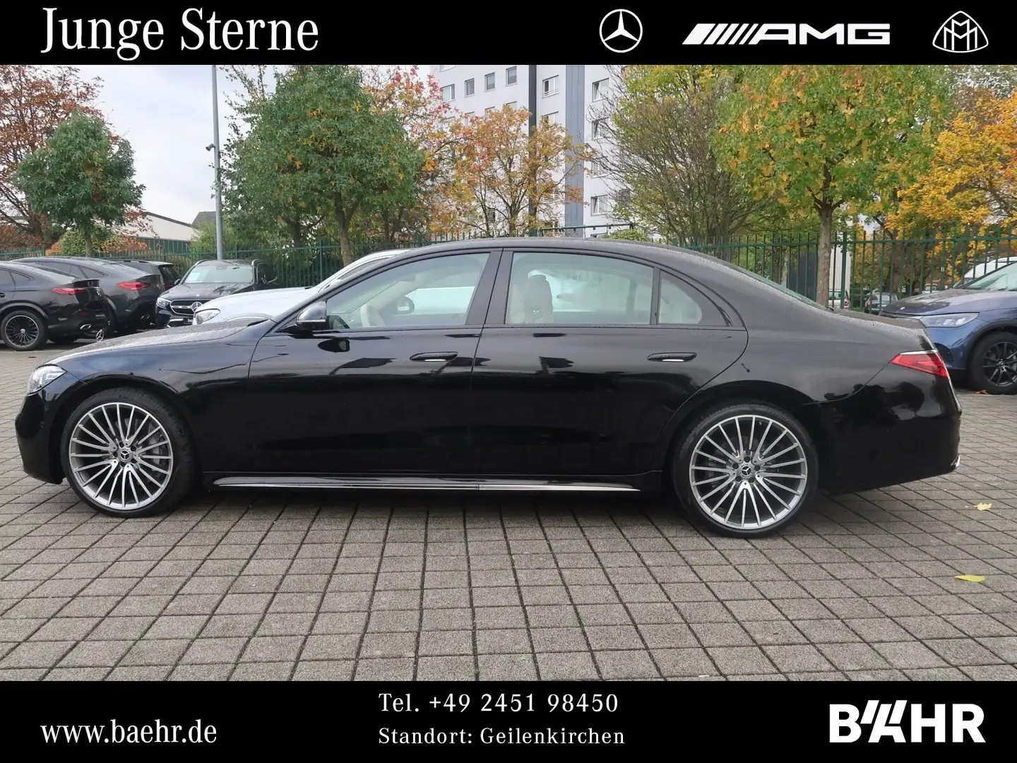 Mercedes-Benz S 450 S 450 d 4M L AMG+Night/Pano/Airmatic/Burmester3D Schwarz - 2