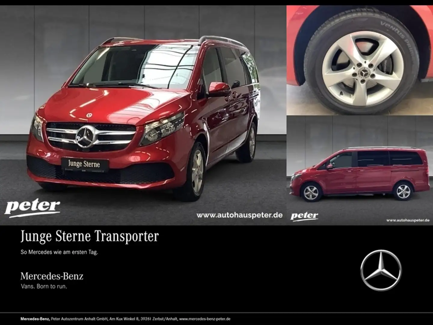 Mercedes-Benz V 220 d Edition  MBUX/Standheizung/EASY-Pack Roşu - 1