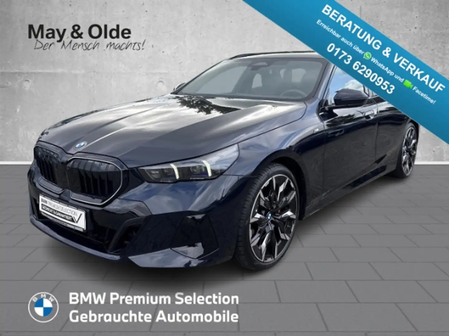 BMW 520 i Touring M Sport Pro Pano HuD 360° ACC AHK Noir - 1