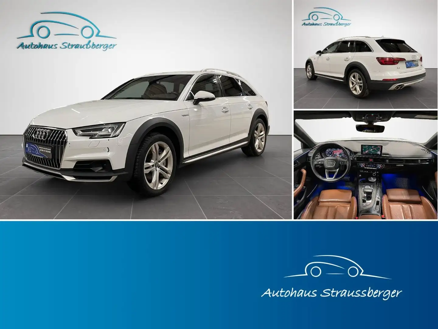 Audi A4 allroad quattro ACC AHK DAB B&O RFK Kz Leder Weiß - 1