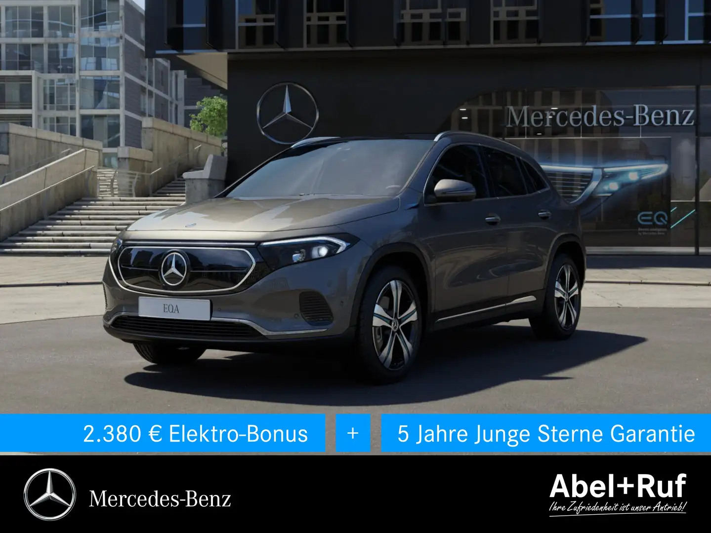 Mercedes-Benz EQA 250 PROGRESSIVE+LED+Ambiente+Pano+TotW+360° Grau - 1