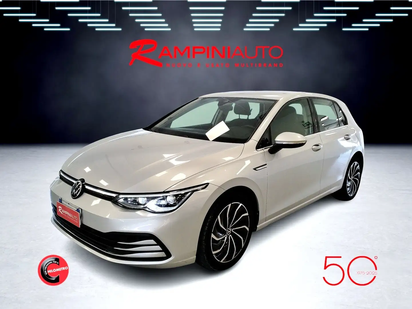 Volkswagen Golf 1.5 TGI DSG Style 130 Cv Pronta Consegna km 76.000 Argent - 1