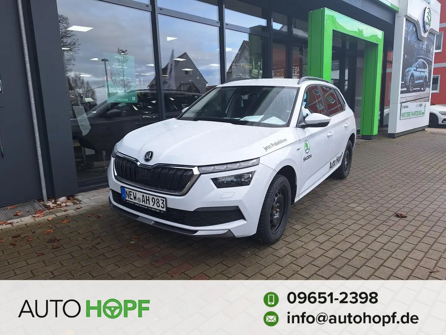 Skoda Kamiq 1.5 TSI TOUR 110 kW (150 PS), Schaltgetriebe Weiß - 1