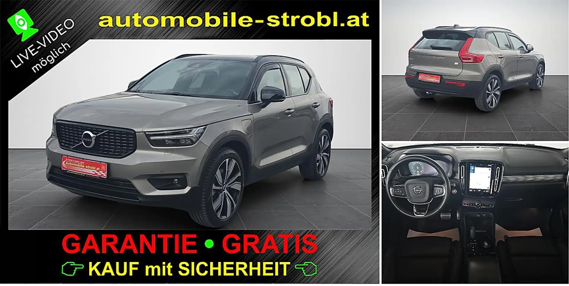 Volvo XC40 T5 Rech R Design*Virt.C*LED*AHV*GARANTIE* Grau - 1