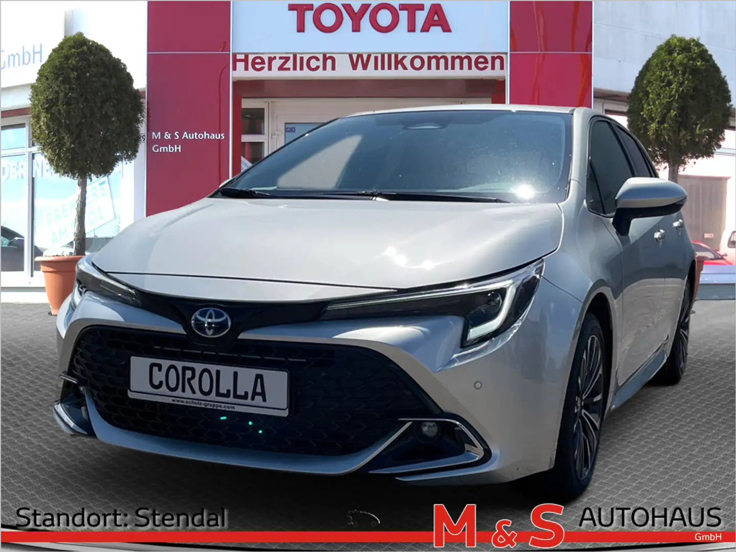 Toyota Corolla 1.8 Hybrid Team D ACC LENKRADHZ. LED srebrna - 1