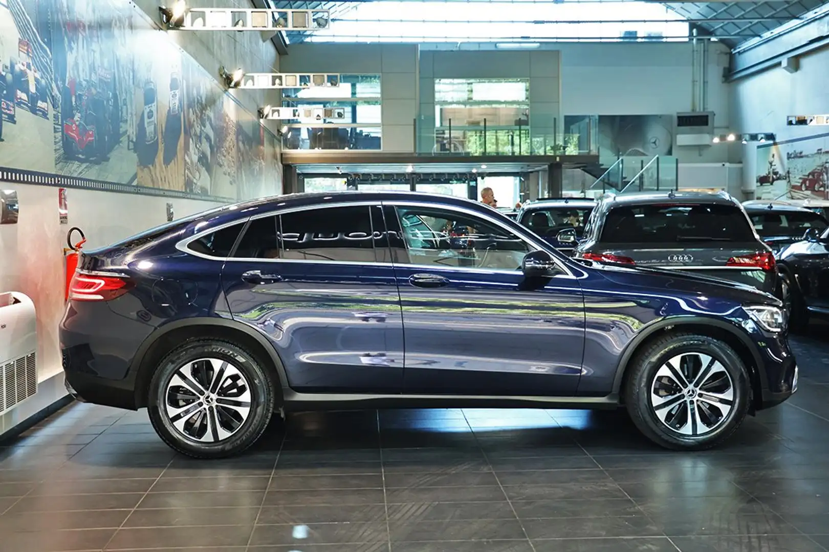 Mercedes-Benz GLC 220 d 4Matic Coupé Business - PELLE BEIGE/MEMORY Blu/Azzurro - 2