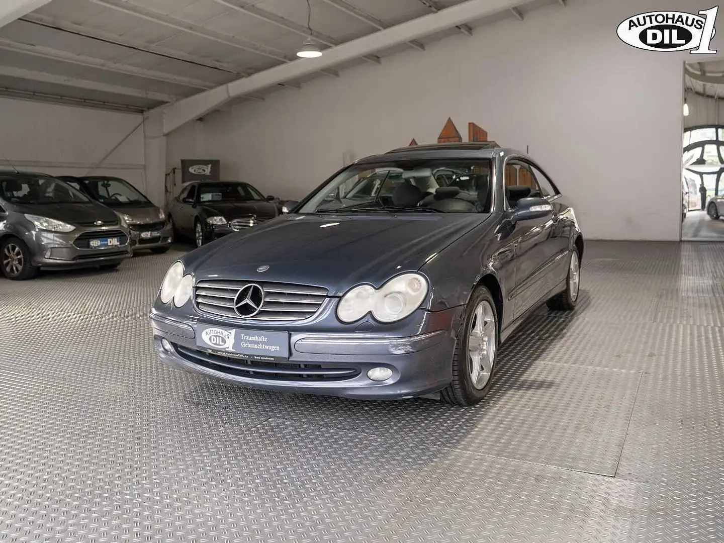 Mercedes-Benz CLK 200 K*TÜV NEU* *S-DACH*SHZ*KLIMA* Azul - 2