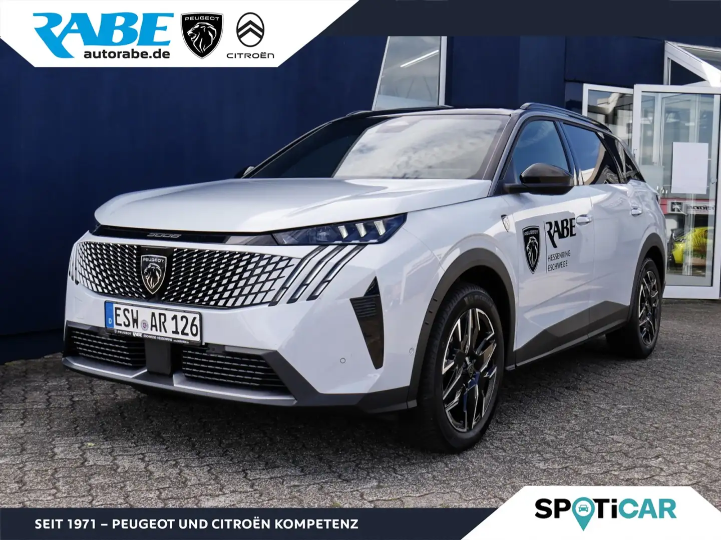 Peugeot 5008 GT 145 Hybrid Aut.+ACC+AHK+E-Heckklappe+LED Klima Weiß - 1