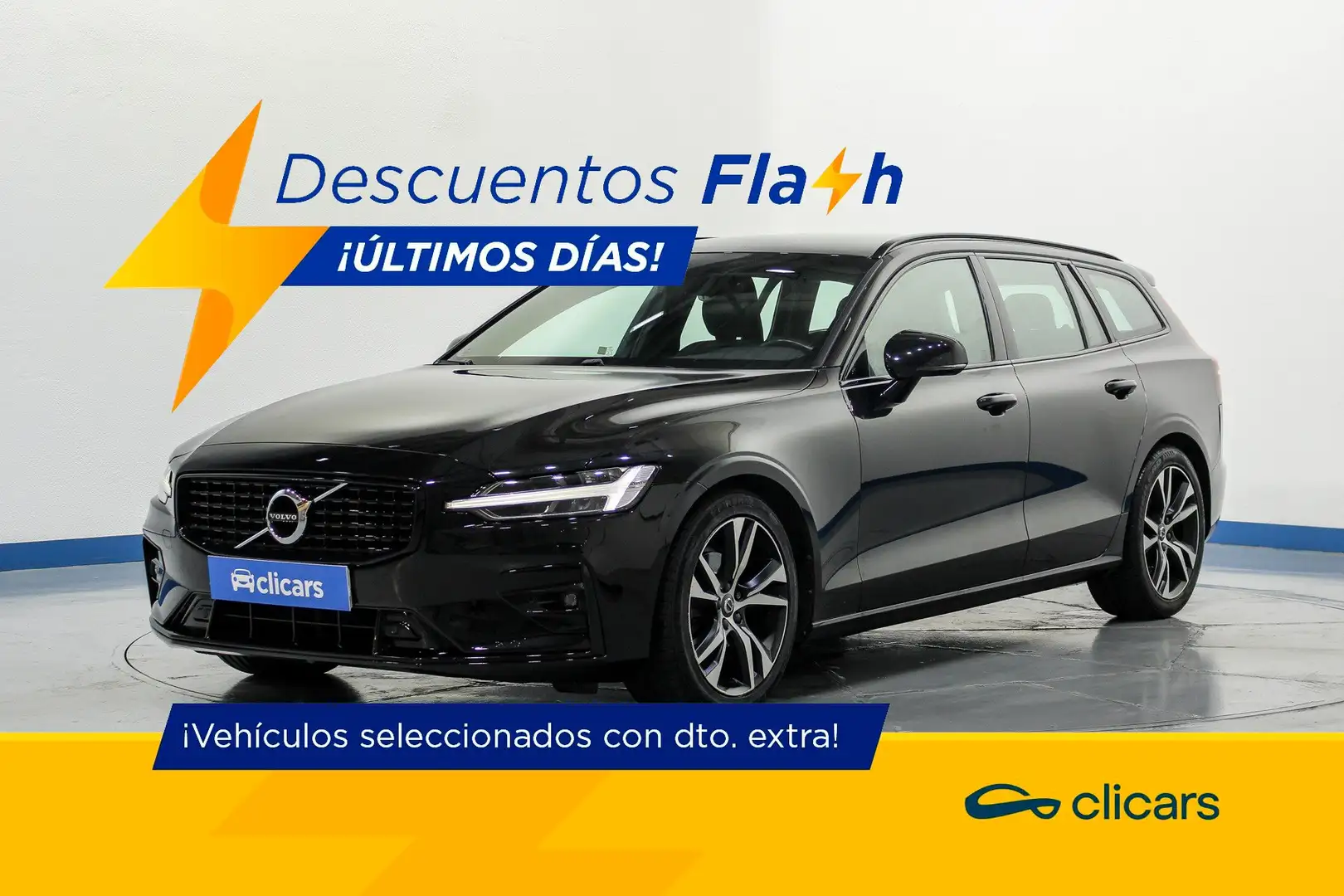 Volvo V60 B4 R-Design Aut. Negro - 1