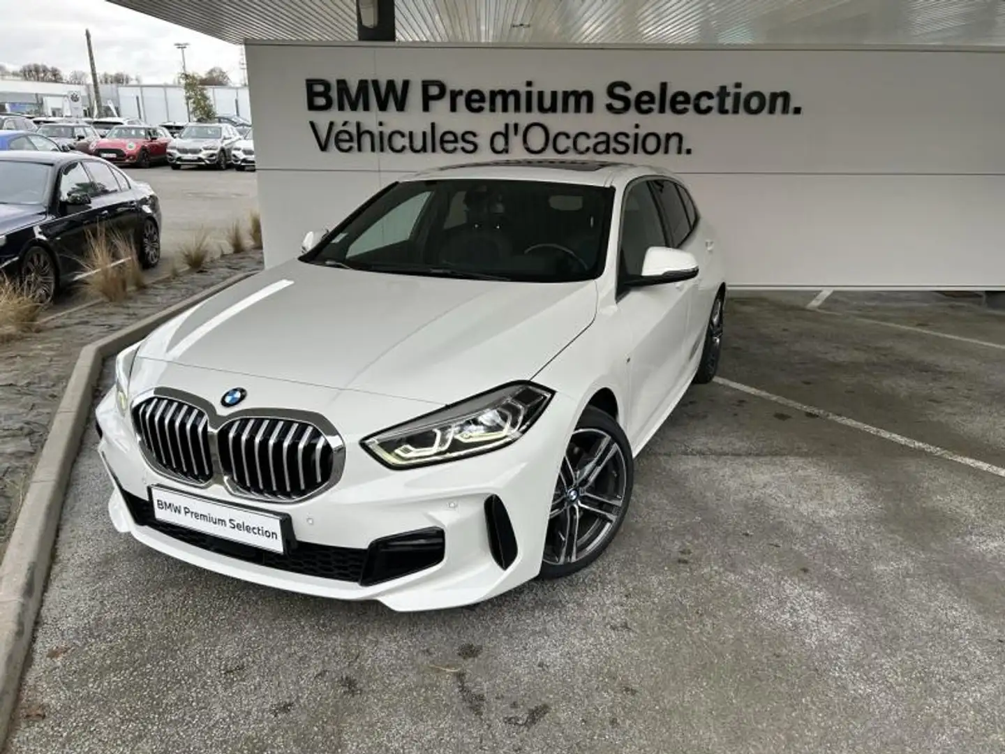 BMW 120 120dA 190ch M Sport Blanc - 1