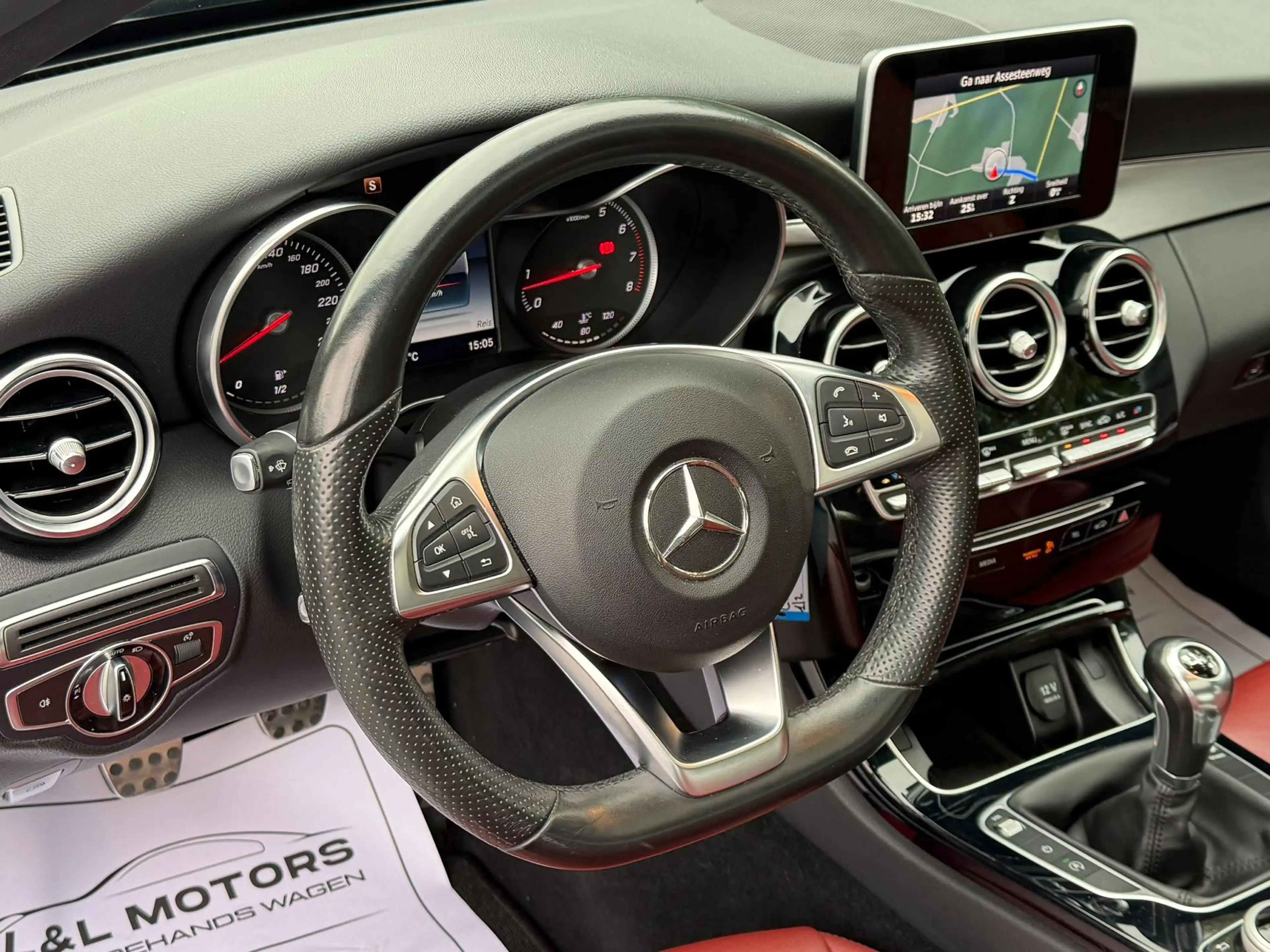 Mercedes-Benz C 200 AMG PACK*Navi Open Dak Leder Cruise Full Led*Euro6 — photo 10