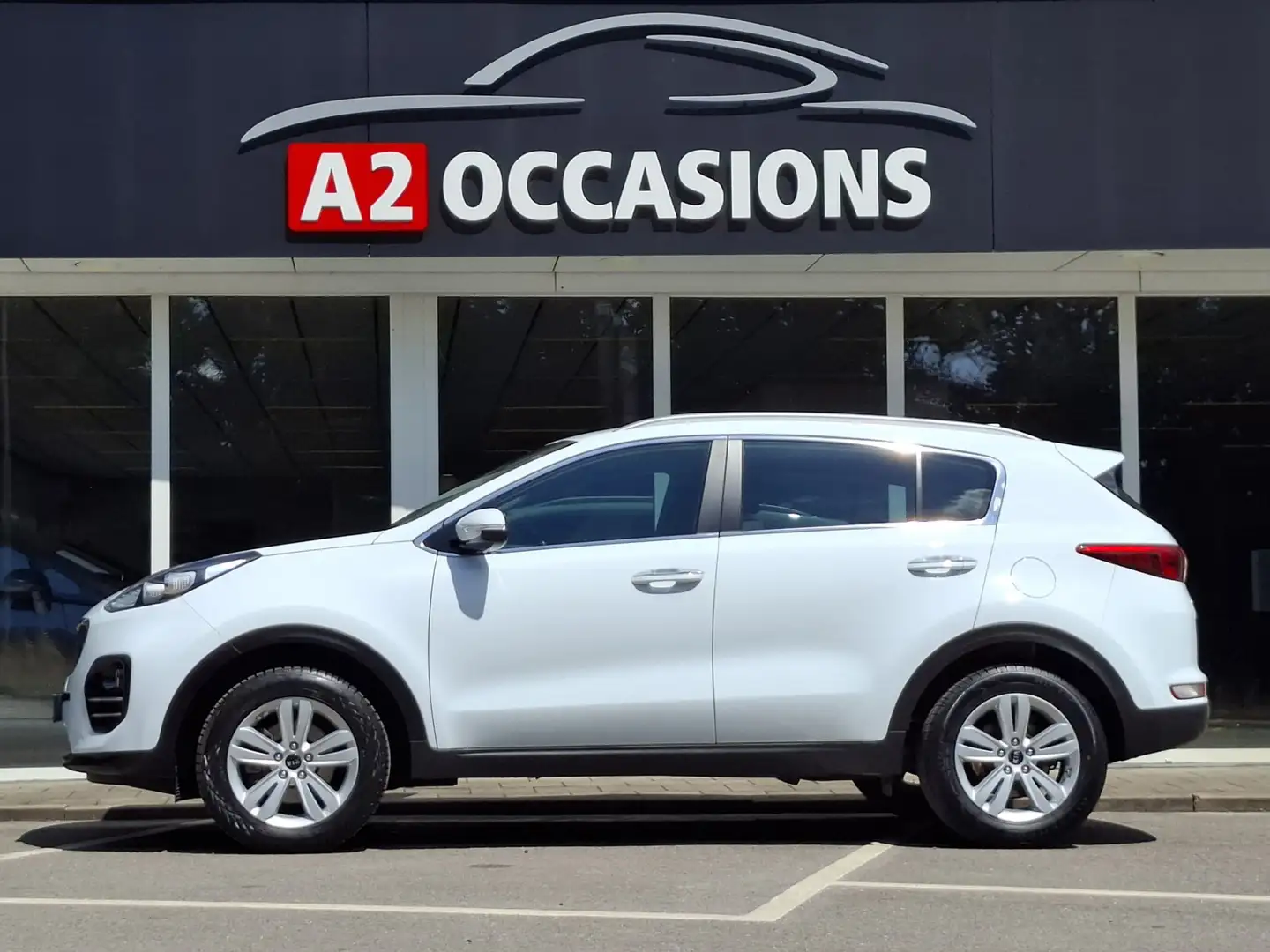 Kia Sportage 1.6 GDI Cruise/Camera/Navi/Bluetooth/Stoelverwarmi Blanc - 2