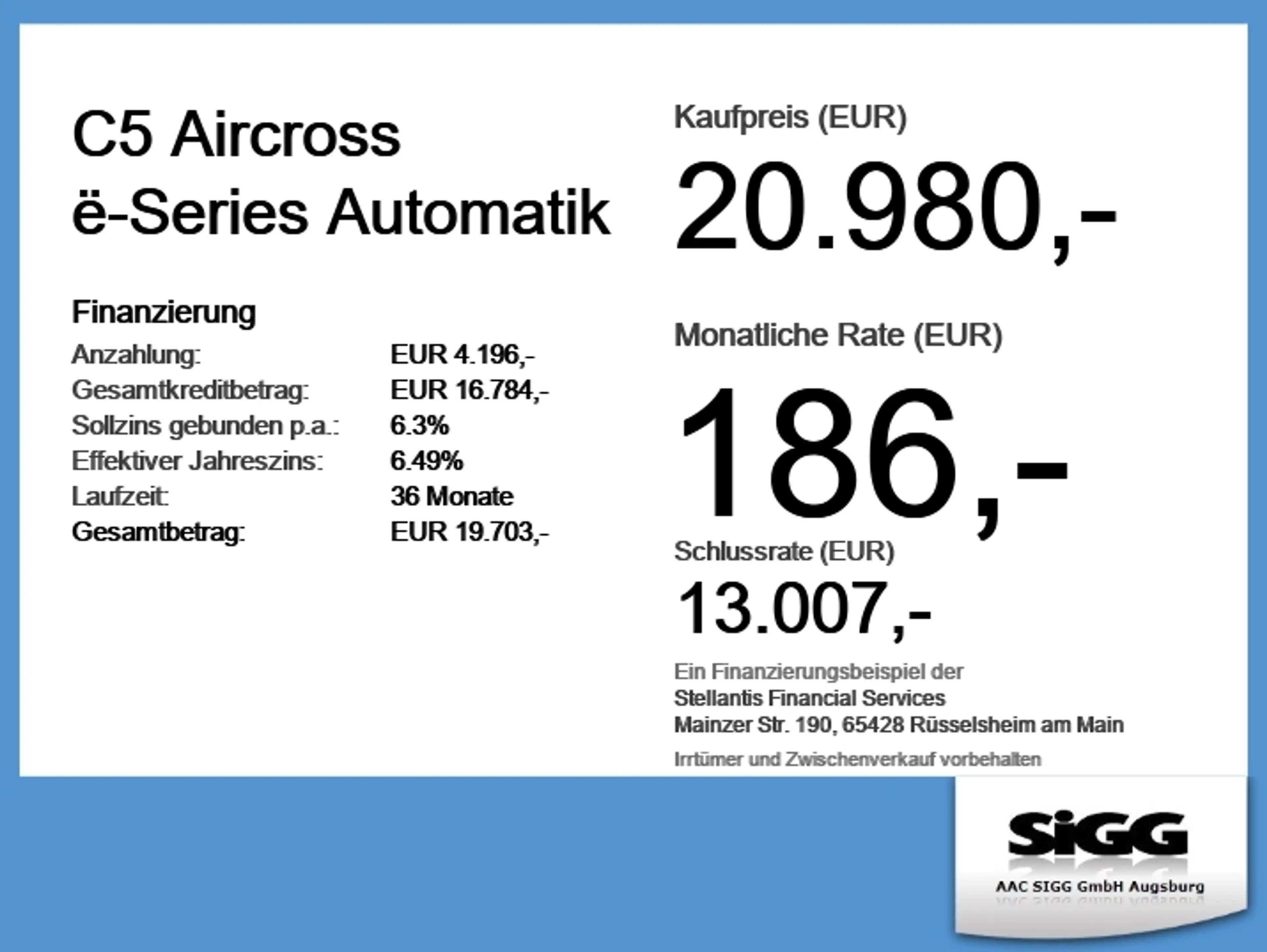Citroen C5 Aircross ë-Series Automatik Navi, Rückfah. — photo 6