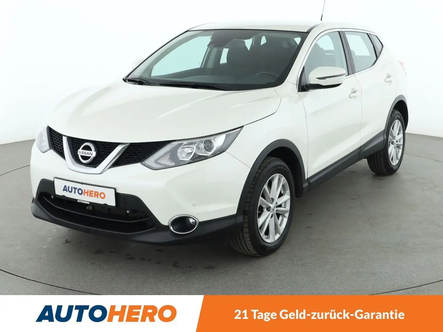 Nissan Qashqai 1.2 Acenta*NAVI*TEMPO*CAM*PDC*SHZ*KLIMA*GARANTIE* Blanc - 1