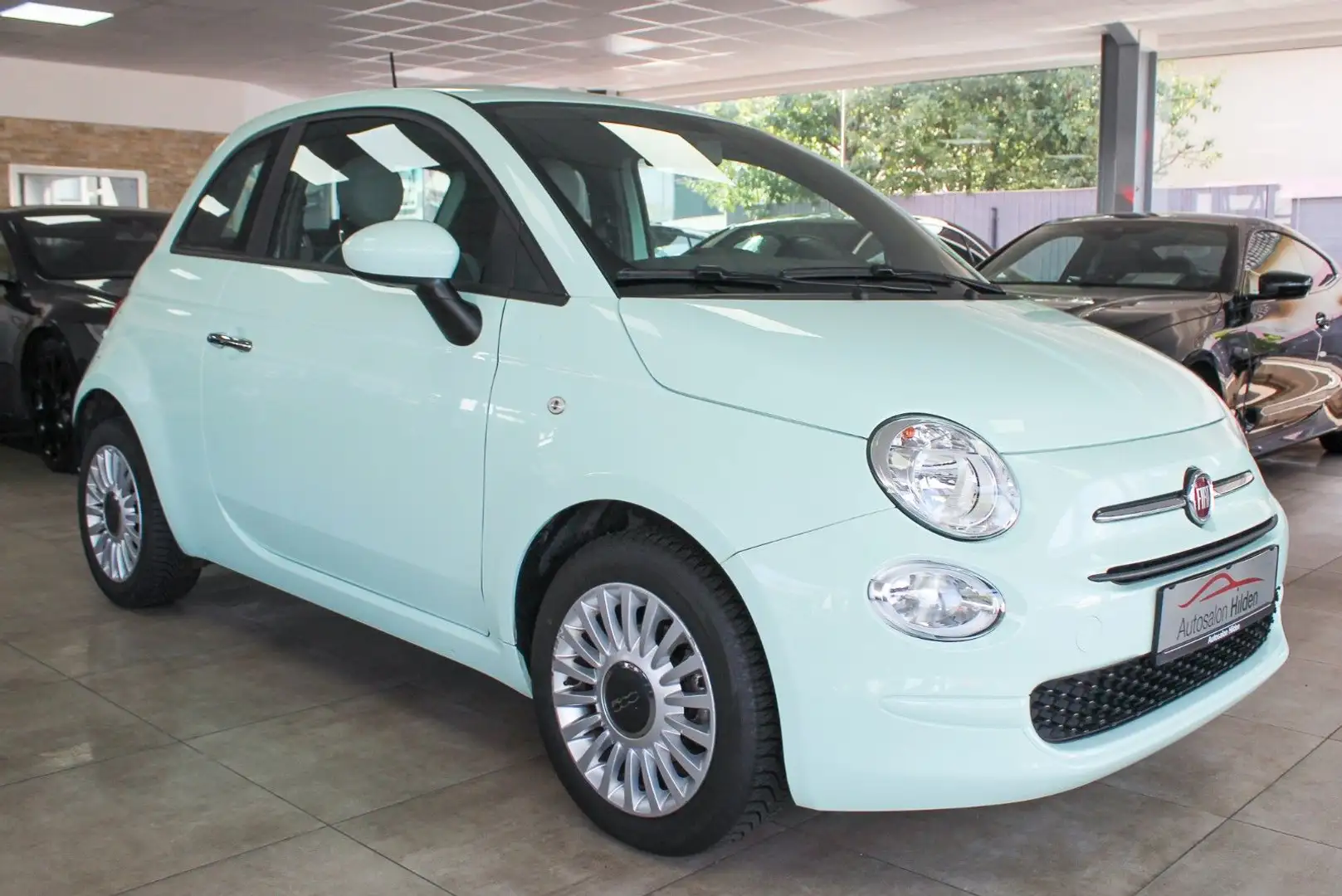 Fiat 500 Pop Klima Alu 1.Hand TÜV neu USB Grün - 1
