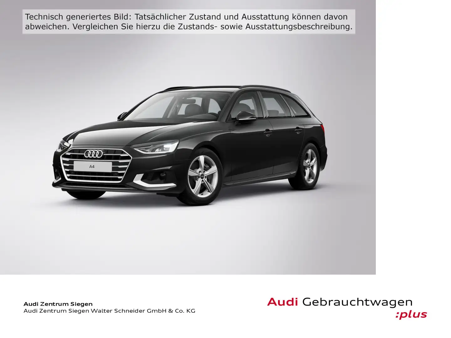 Audi A4 40 2.0 TFSI Avant advanced Schwarz - 1