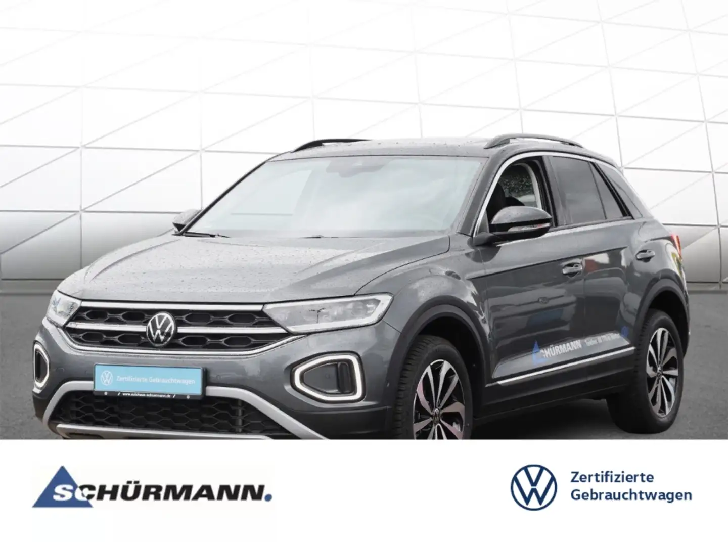 Volkswagen T-Roc STYLE TSI IQ.DRIVE PANO RFK NAVI ALLWETTER Grau - 1