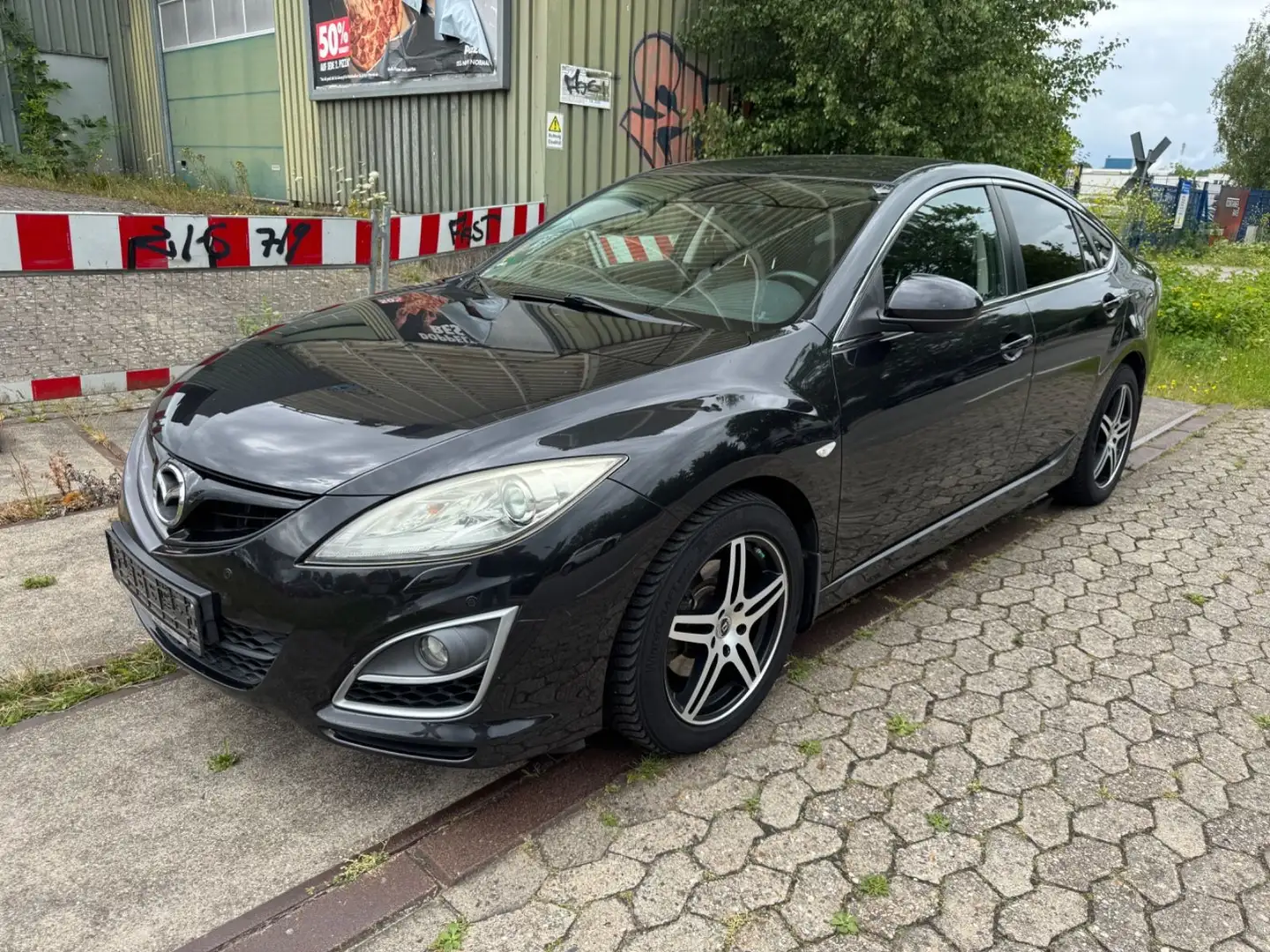 Mazda 6 Lim. 2.2 CRDT Sports-Line*Leder*Klimatr*Temp.* Schwarz - 1