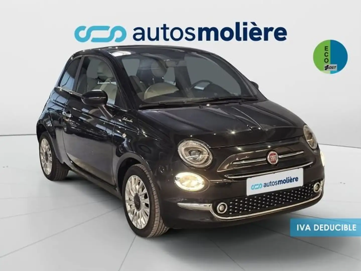 Fiat 500 1.0 Hybrid Dolcevita 52kW Schwarz - 2
