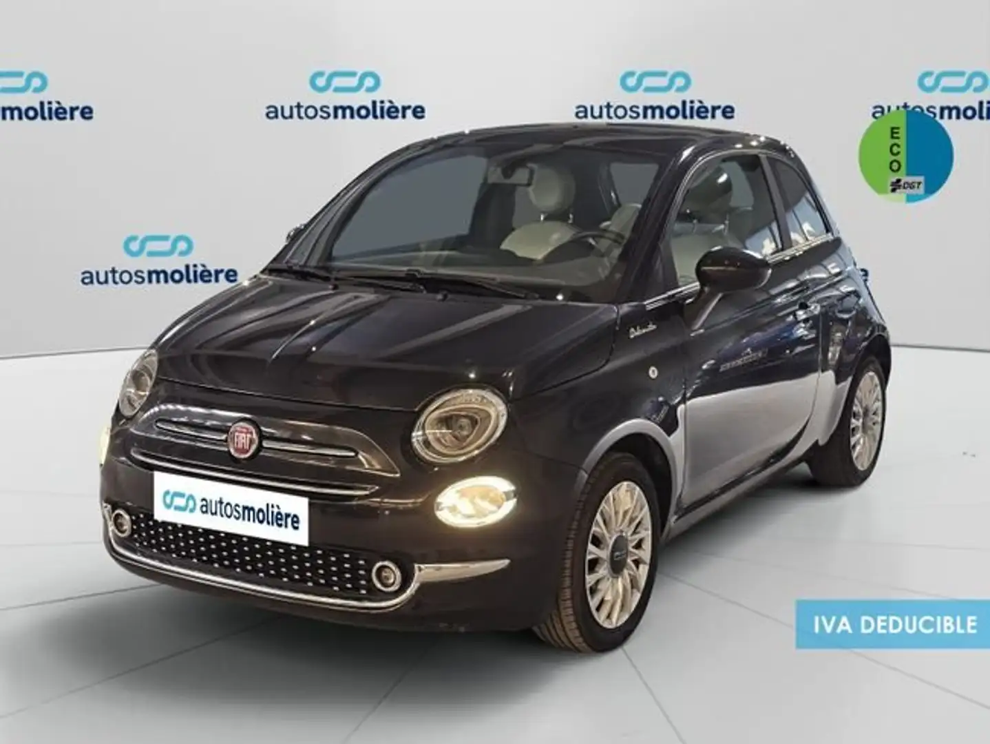 Fiat 500 1.0 Hybrid Dolcevita 52kW Noir - 1