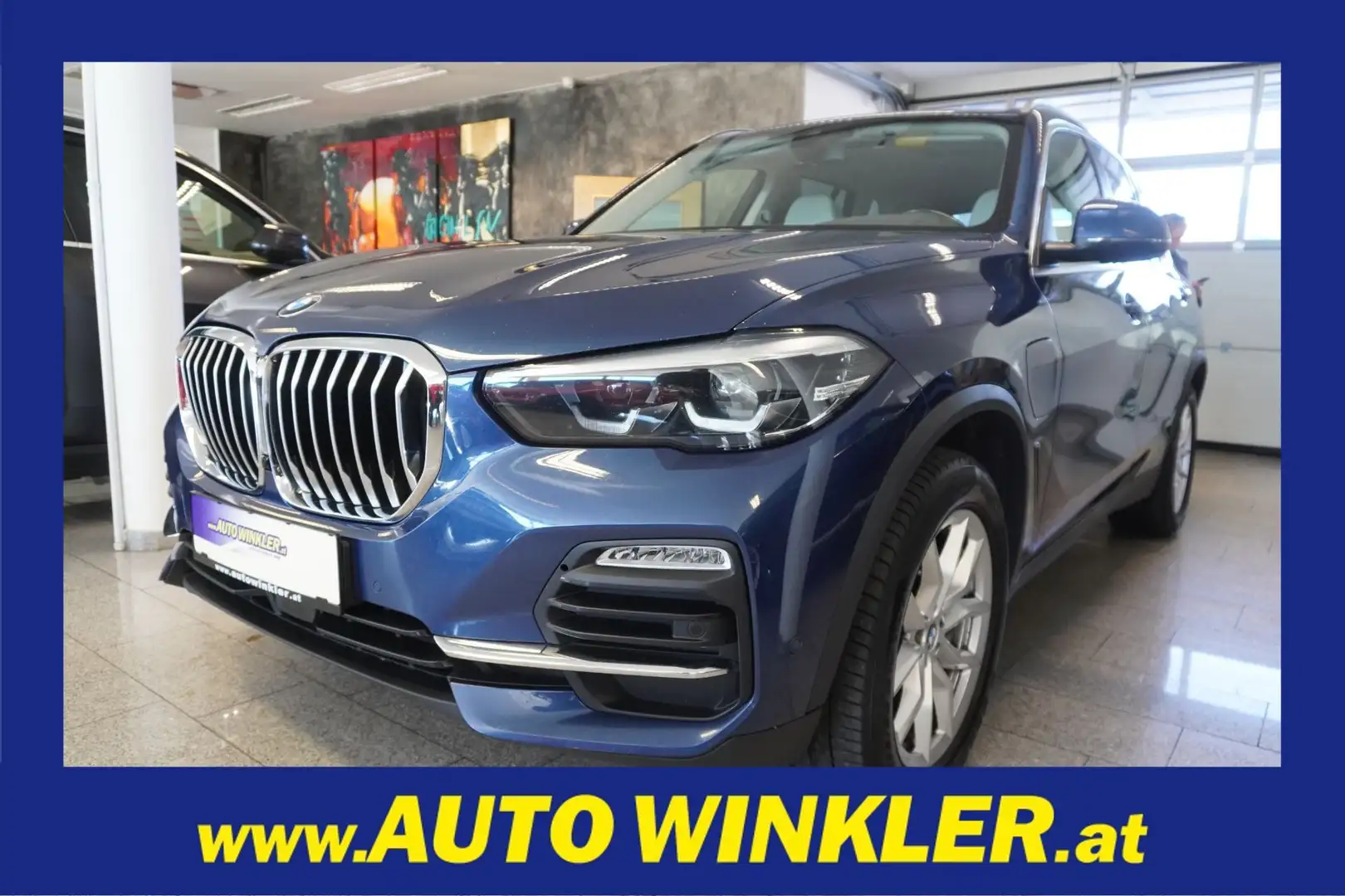 BMW X5 xDrive45e PHEV Aut. Leder/Nav. Prof Blau - 1