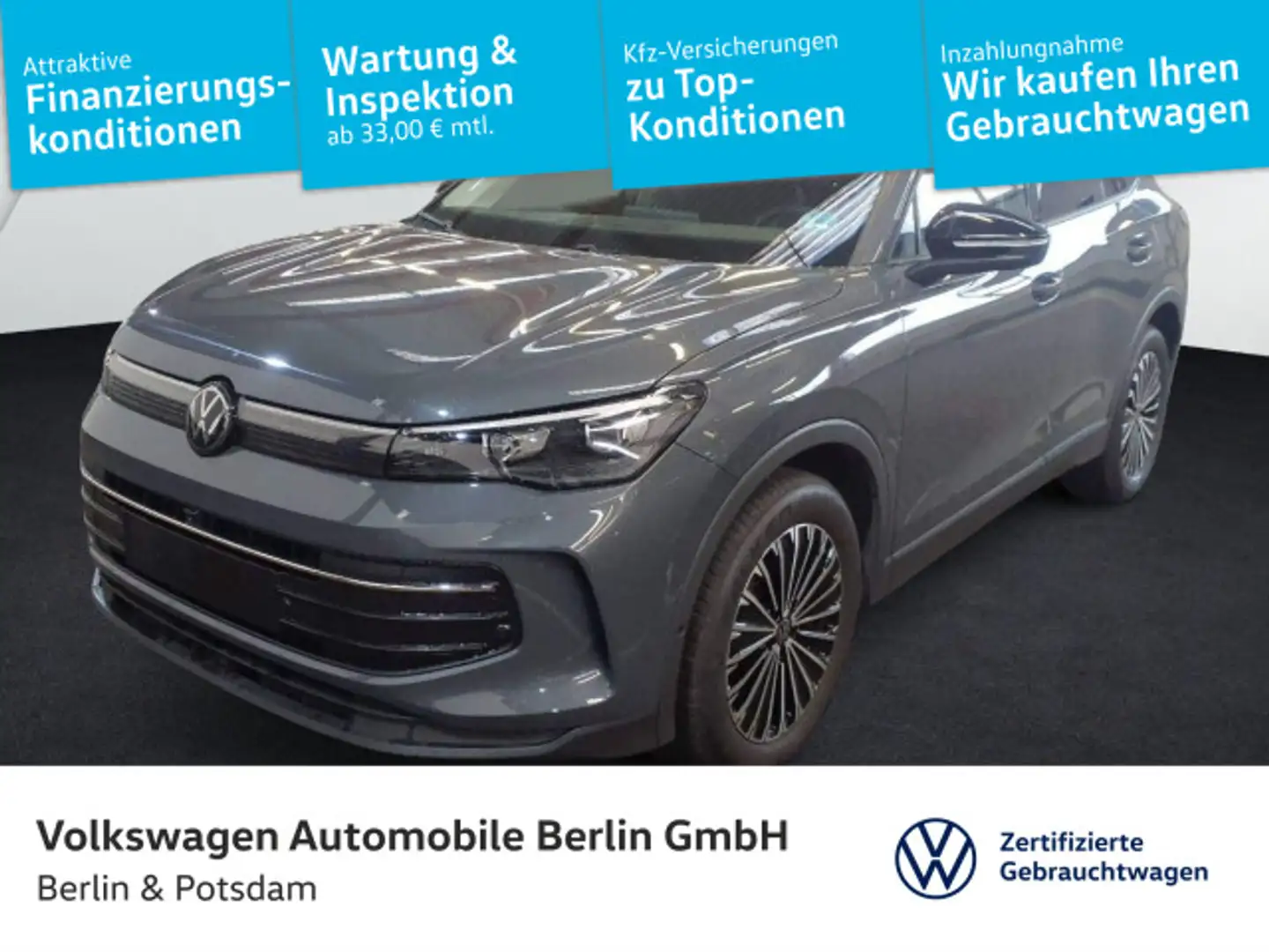 Volkswagen Tiguan 2.0TDI DSG GOAL Edition NAVI AHK Grau - 1