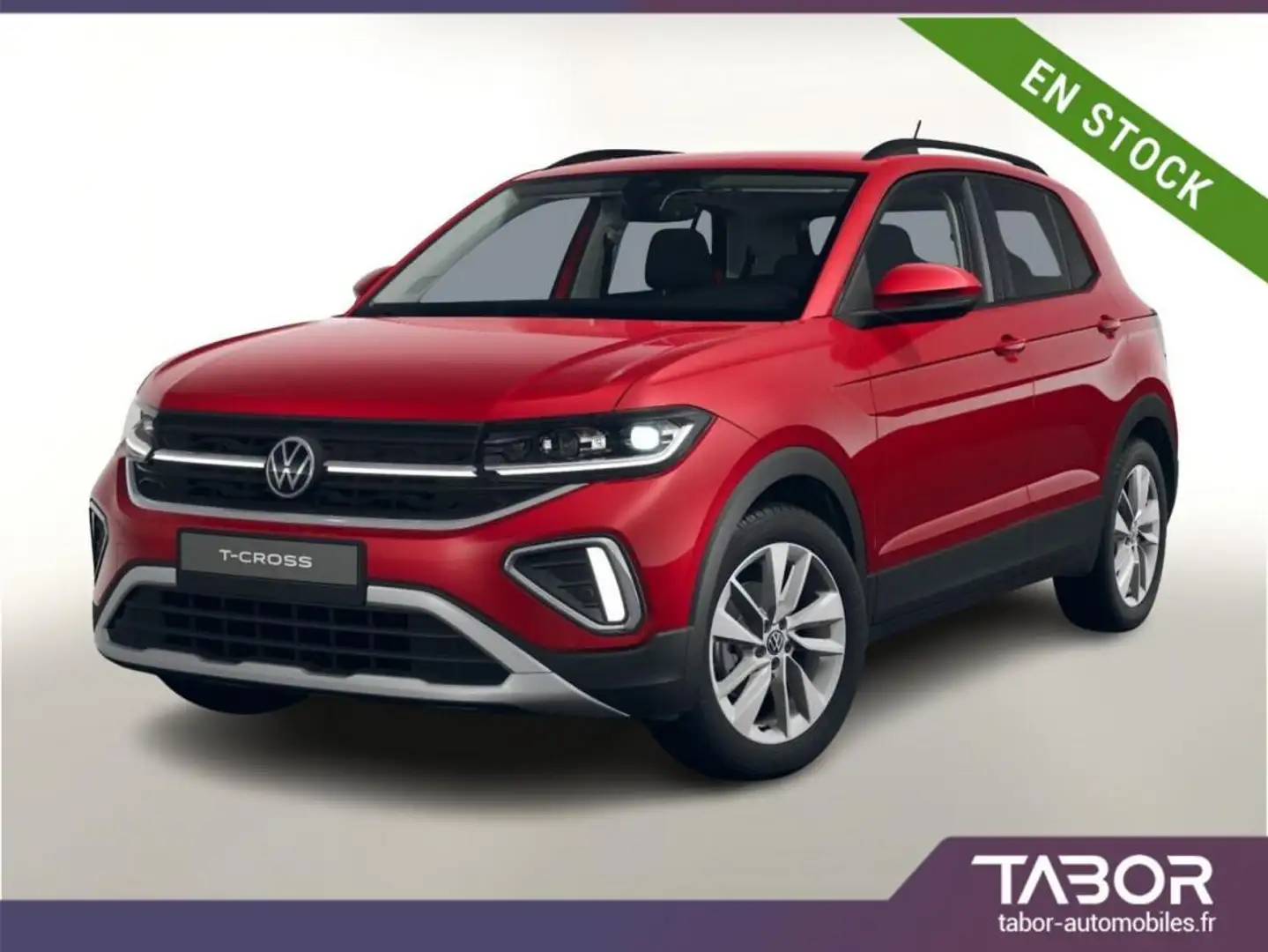 Volkswagen T-Cross 1.0 TSI 115 DSG IQ.Light 17p Rouge - 1