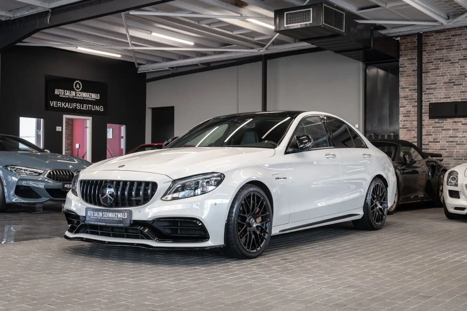 Mercedes-Benz C 63 AMG C63S Lim AMG |AMG PERF. AGA+SITZE|KERAMIK|VOLL Blanc - 2