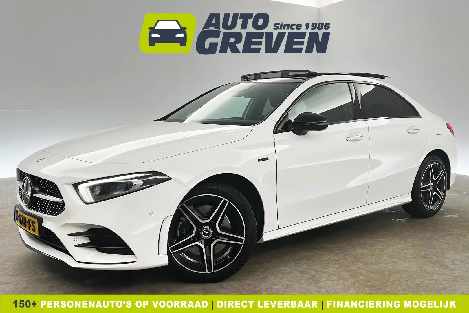 Mercedes-Benz A 250 e AMG 235PK Hybride Pano Memory Sfeerverl. LED Vir Wit - 1