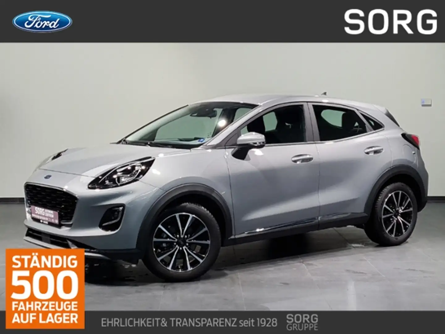 Ford Puma 1.0 MHEV Titanium*155PS*SITZHZG*NAVI* Plateado - 1