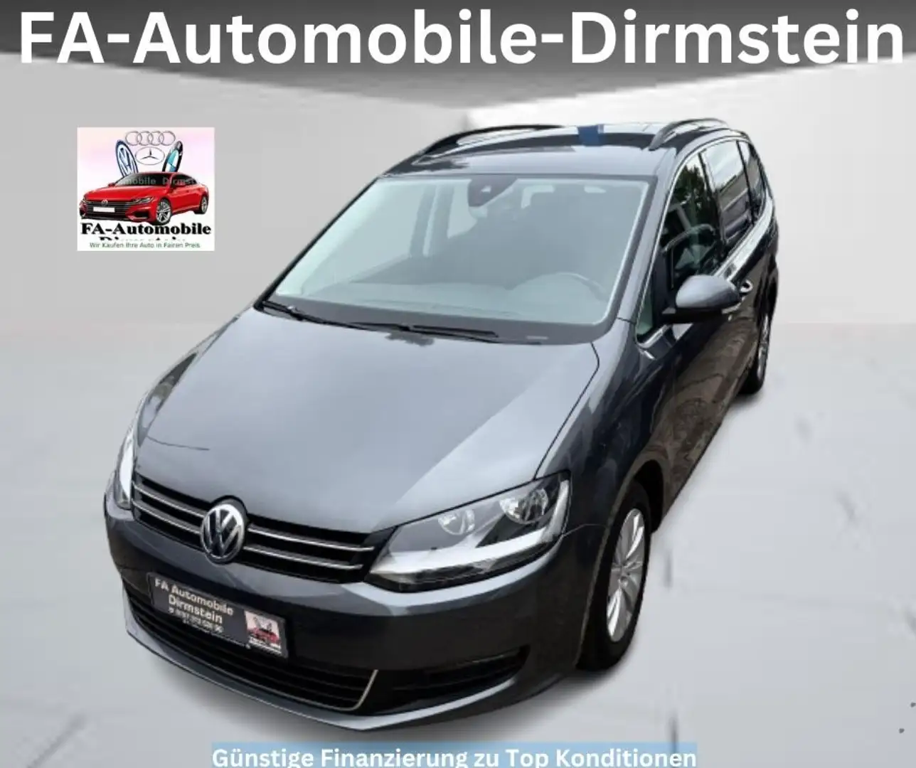 Volkswagen Sharan 2.0 TDI COMF.DSG*7SITZER*NAVI*STHZ*START. Grau - 1