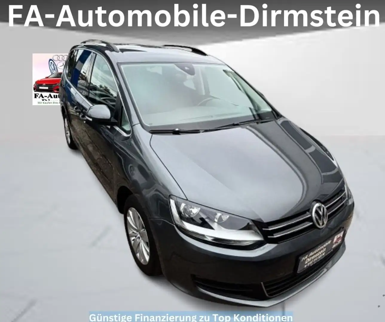 Volkswagen Sharan 2.0 TDI COMF.DSG*7SITZER*NAVI*STHZ*START. Grau - 2