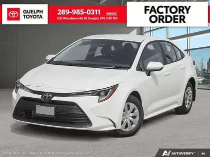 White 2026 Toyota Corolla Sedan Automatic
