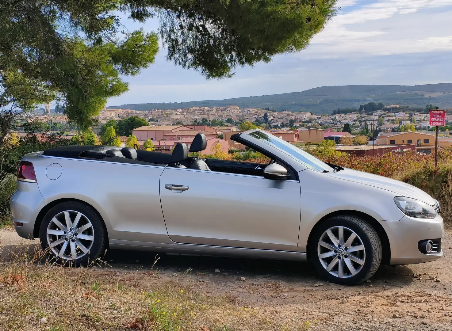 Volkswagen Golf Cabriolet Golf Cabriolet 1.6 TDI 105 FAP Carat Gris - 2