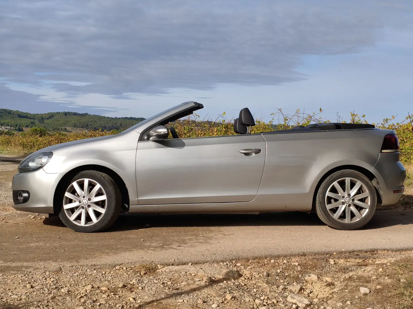 Volkswagen Golf Cabriolet Golf Cabriolet 1.6 TDI 105 FAP Carat Gris - 1
