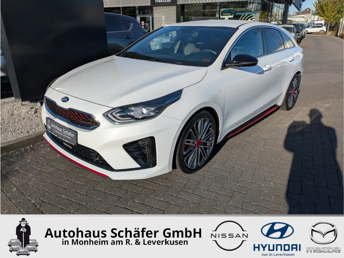 Kia ProCeed / pro_cee'd GT Leder Digitales Cockpit Memory Sitze Navi Sound Biały - 1