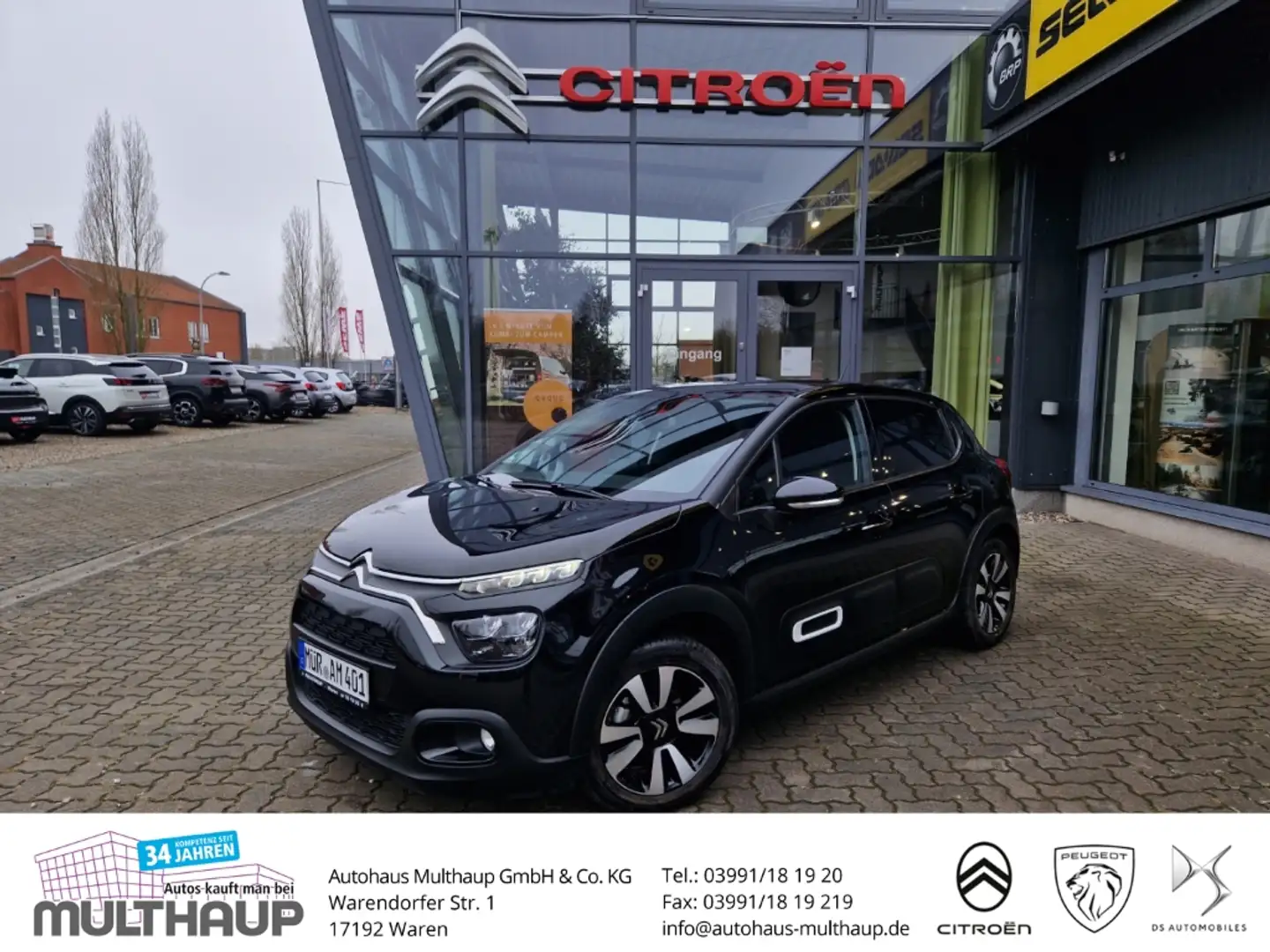 Citroen C3 Max PureTech 110 LED Rückfahrkam. Klimaautom Schwarz - 1