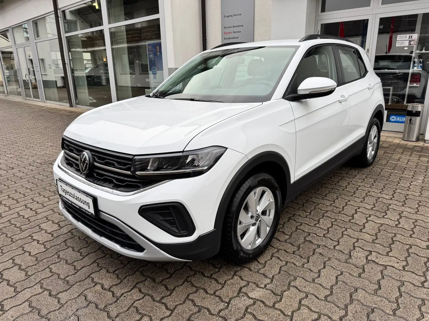Volkswagen T-Cross Life 1.0 TSI, LED, Klima, Vordersitze beheizbar Weiß - 2