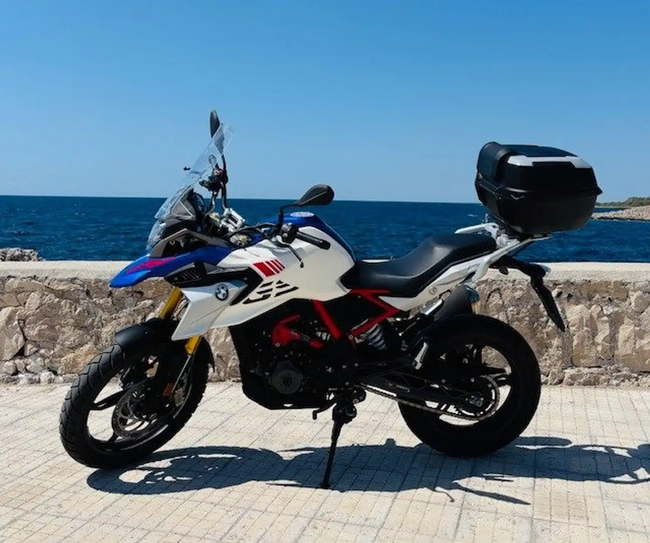 BMW G 310 GS SPORT (Polar white/racing blue metallizzato) Blanc - 1