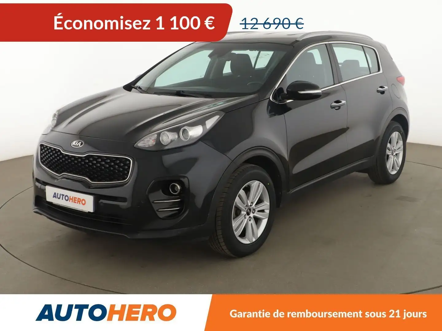 Kia Sportage 1.7 CRDi ISG Active 2WD Noir - 1