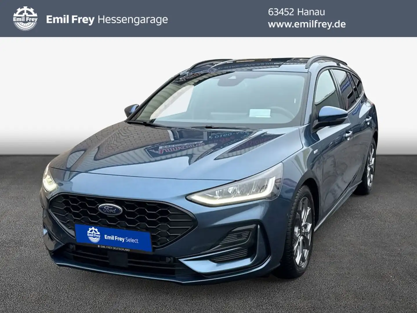 Ford Focus Turnier 1.0 EcoBoost Hybrid ST-LINE X Bleu - 1