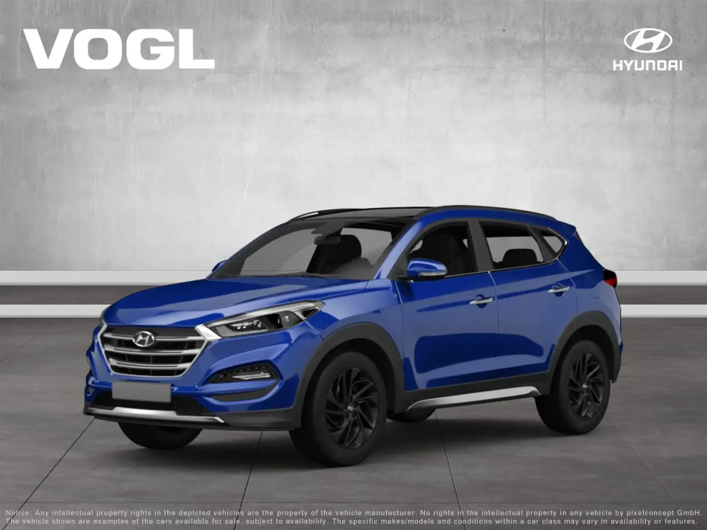 Hyundai TUCSON FL 1.6 T-GDI DCT 2WD Style Blau - 1