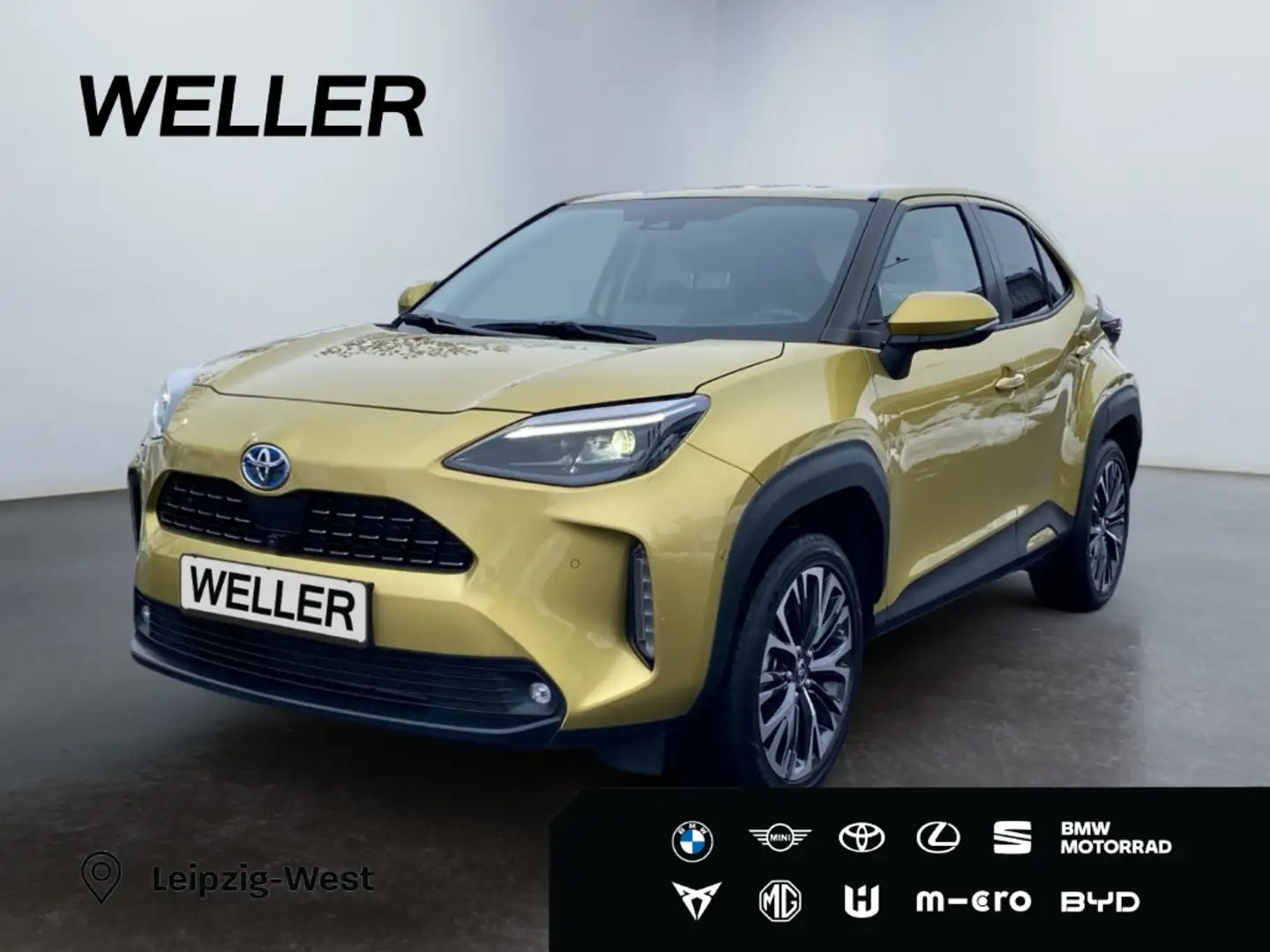 Toyota Yaris Cross Hybrid 1.5 Elegant *Matrix*360*18Zoll* Gold - 1