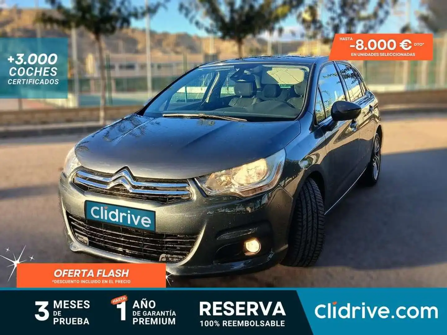 Citroen C4 1.6HDi Sport CMP STT 110 Gris - 1