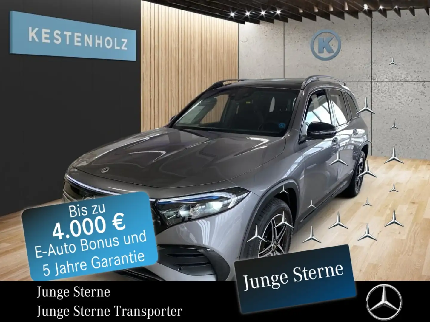 Mercedes-Benz EQB 350 4M *AMG*NIGHT*MEMO*HUD*STHZ*360°*PANO* Gris - 1