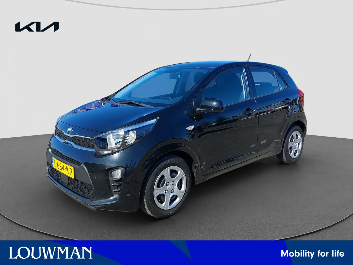 Kia Picanto 1.0 DPi ComfortLine | Airco | Bluetooth | Noir - 1