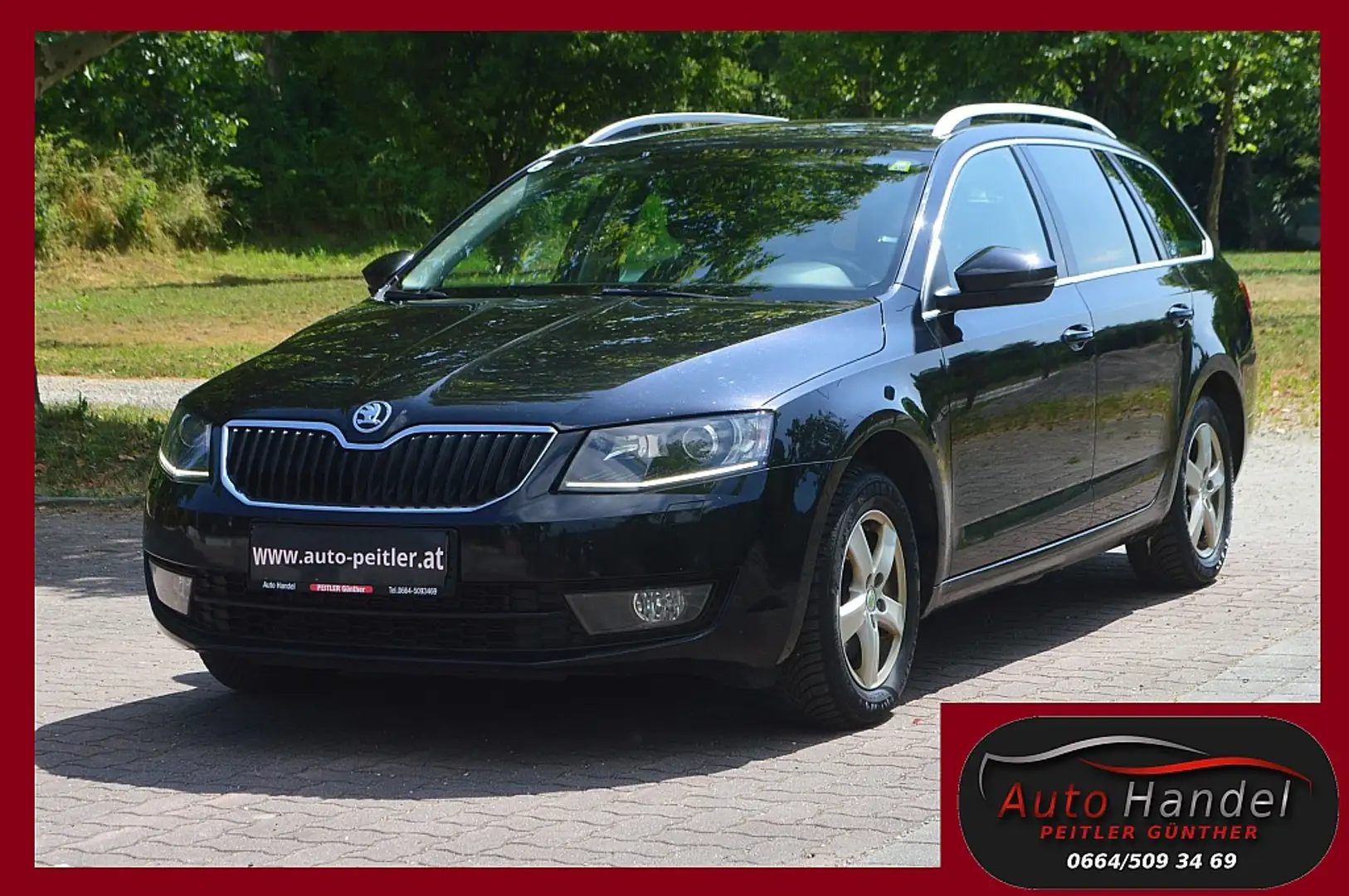 Skoda Octavia 1,6TDI 4x4+NAVI+XENON+Kamera+AHK Schwarz - 1