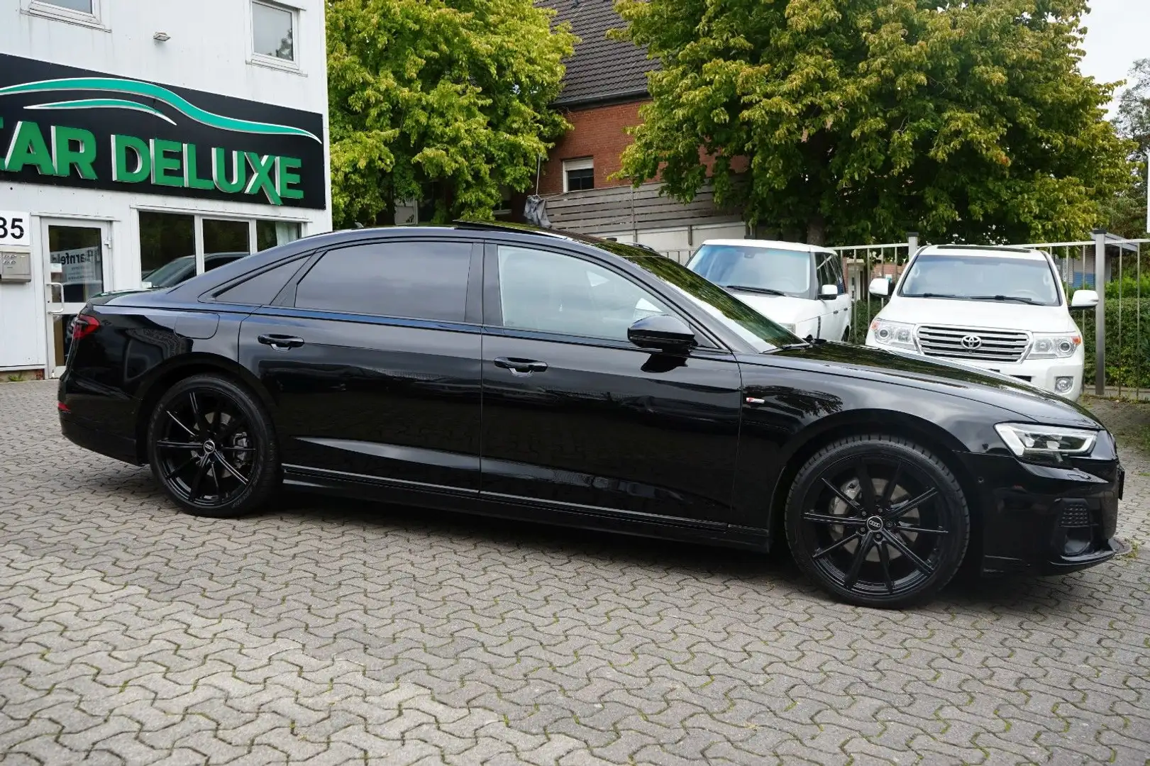 Audi A8 50 TDI quattro LANG*S-LINE+BLACK*PANO*RAUTE* Schwarz - 2