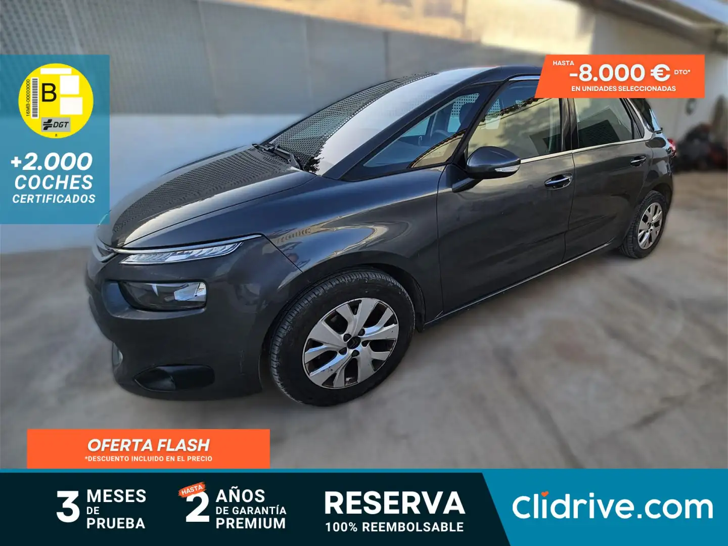 Citroen C4 Picasso 1.6e-HDi Intensive ETG6 115 Negru - 1