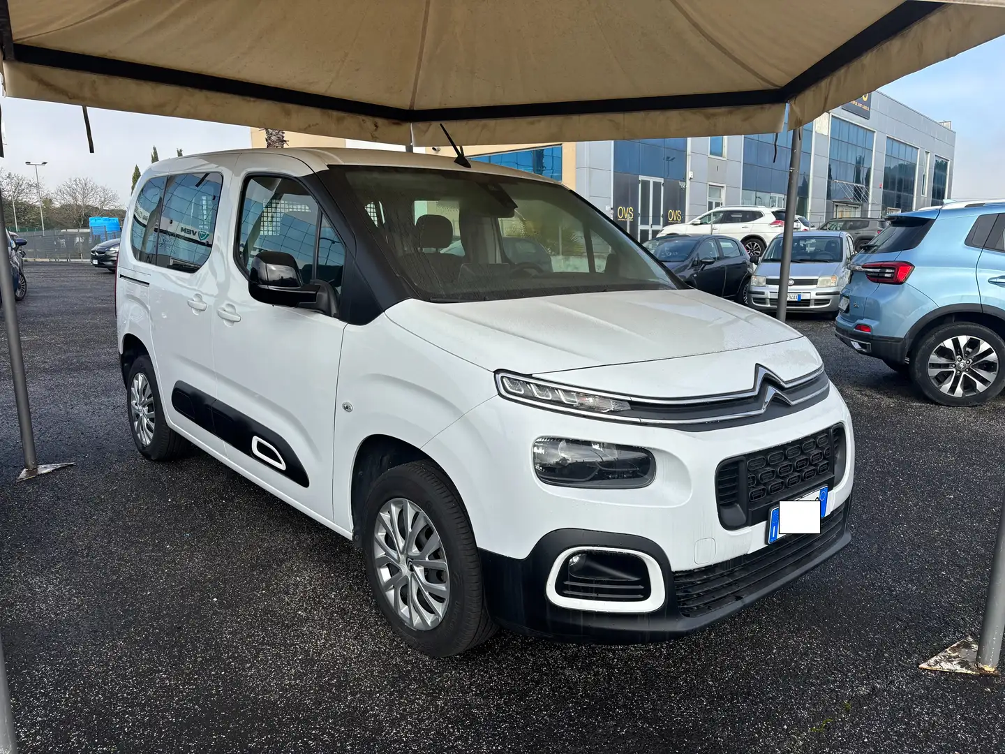 Citroen BERLINGO BLUE HDI 100 S&S COMBI FEEL Blanc - 2